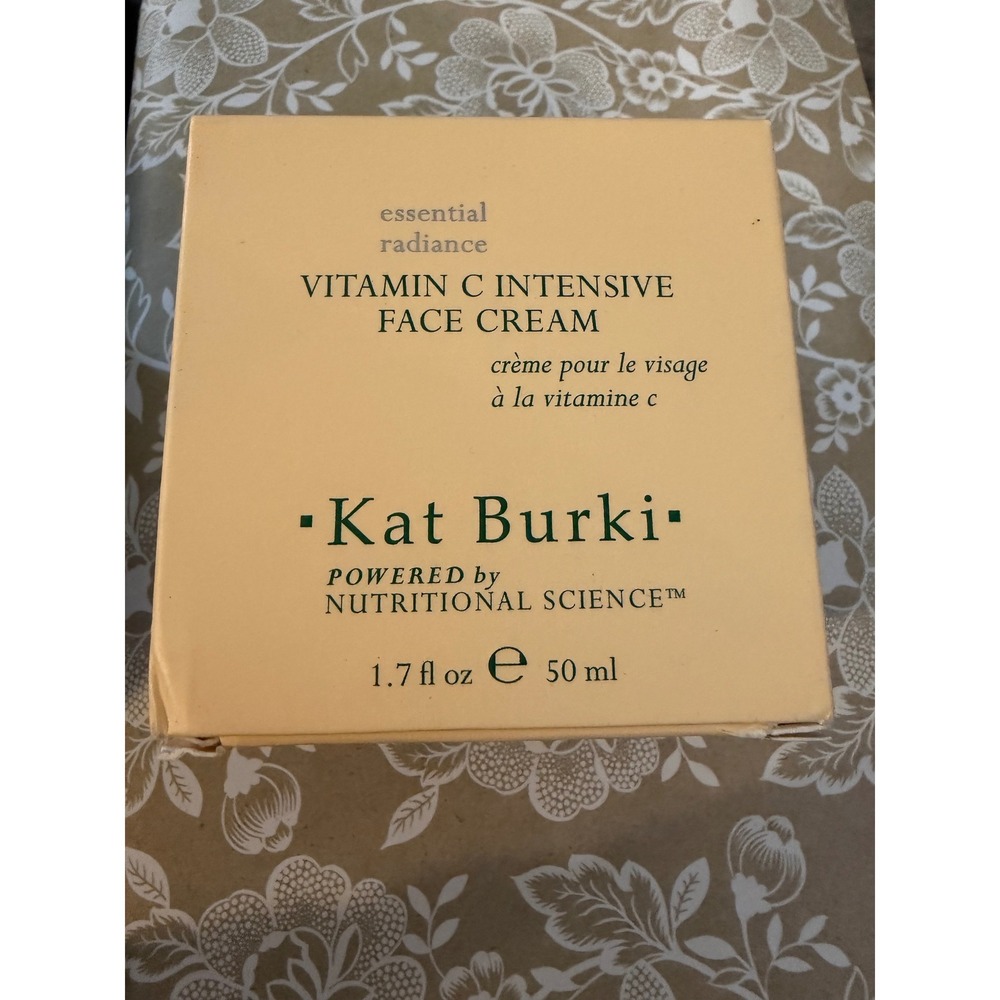 Kat Burki Vitamin C Intensive Face Cream Essential Radiance 1.7oz 50ml New Box